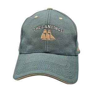 Vtg The Landings Invitational 2003 Golf Hat Green Town Talk Savannah GA Dad Cap